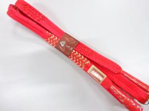 未使用品　正絹　手組帯締め